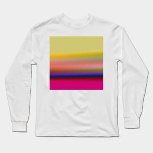 pink blue yellow texture art Long Sleeve T-Shirt